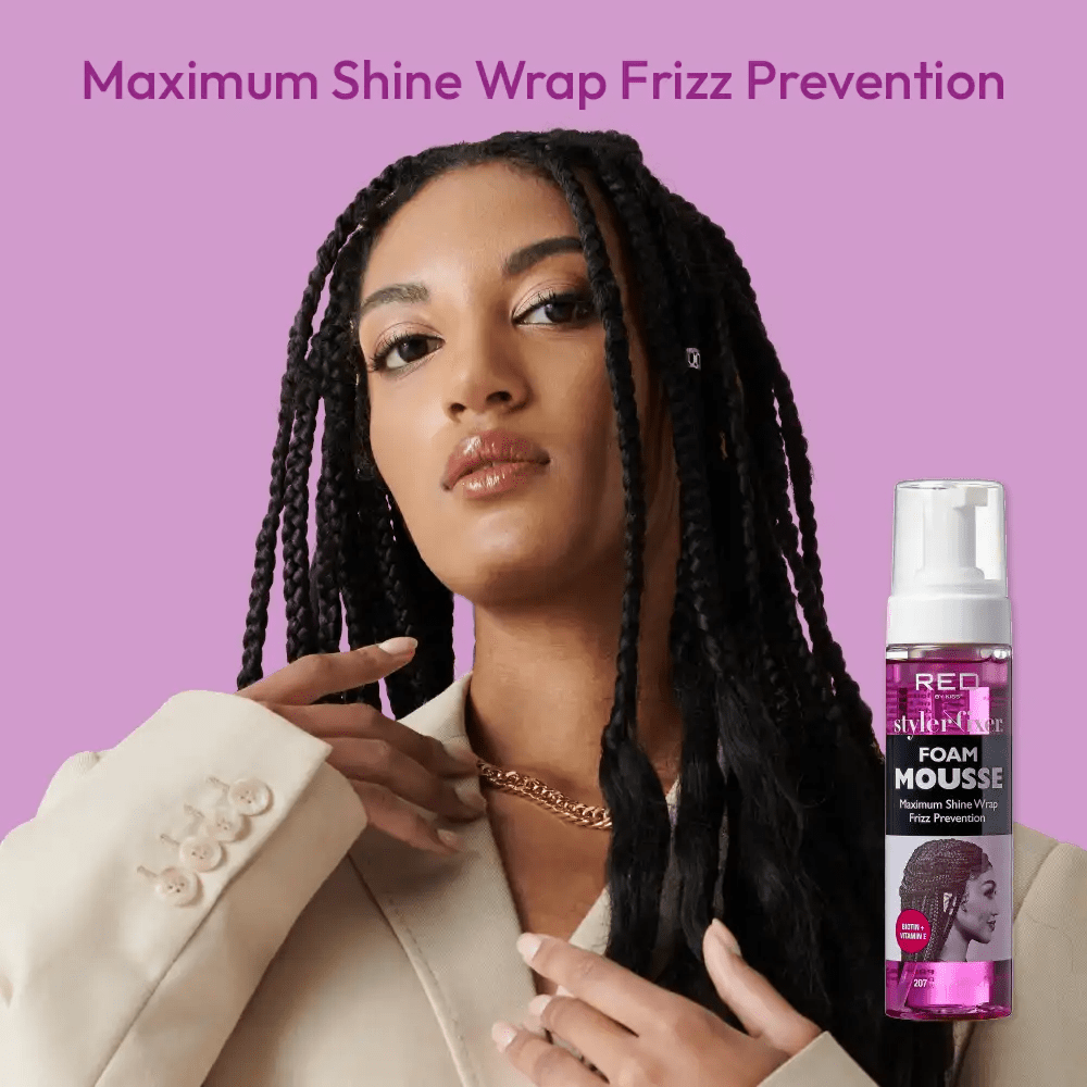 Red by Kiss – Styler Fixer Foam Mousse (7 fl oz) - Beauty Exchange Beauty Supply