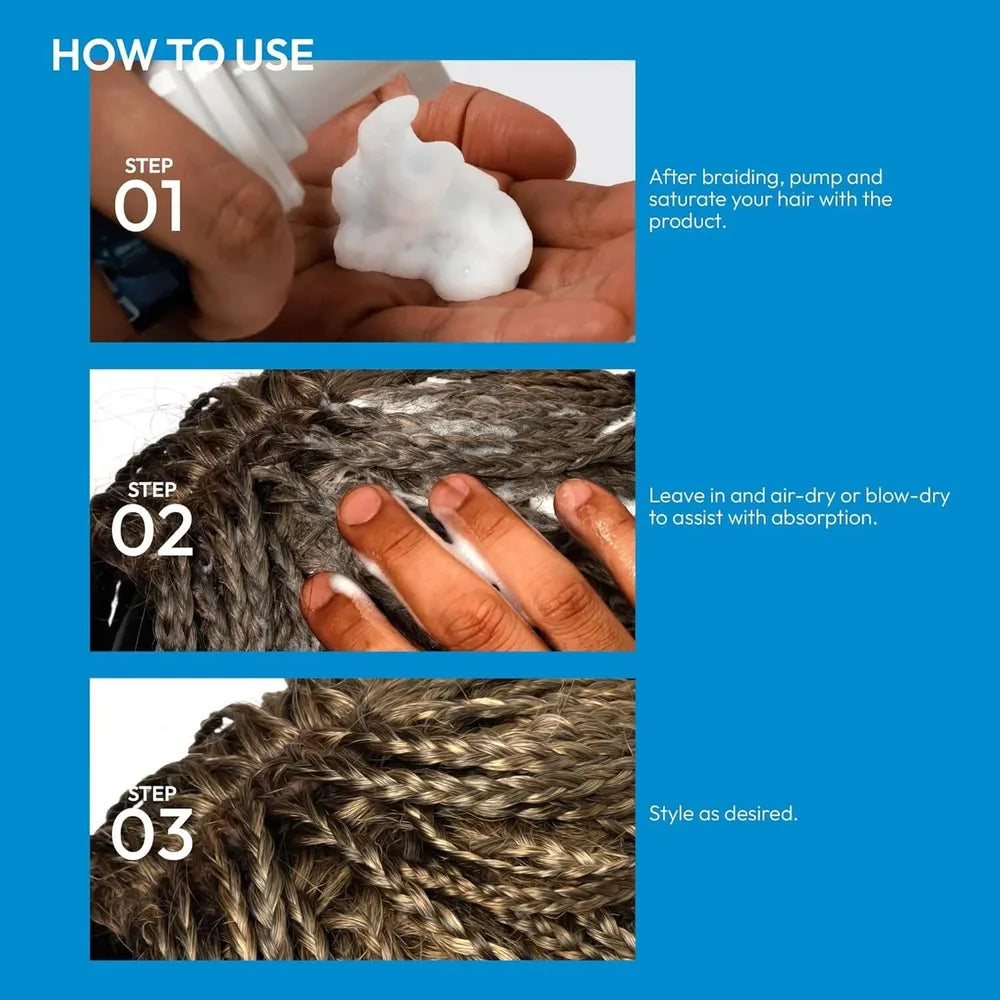 Red by Kiss Styler Fixer – Foam Mousse & Braid Sheen Refresher (8.7oz / 8.5oz) - Beauty Exchange Beauty Supply