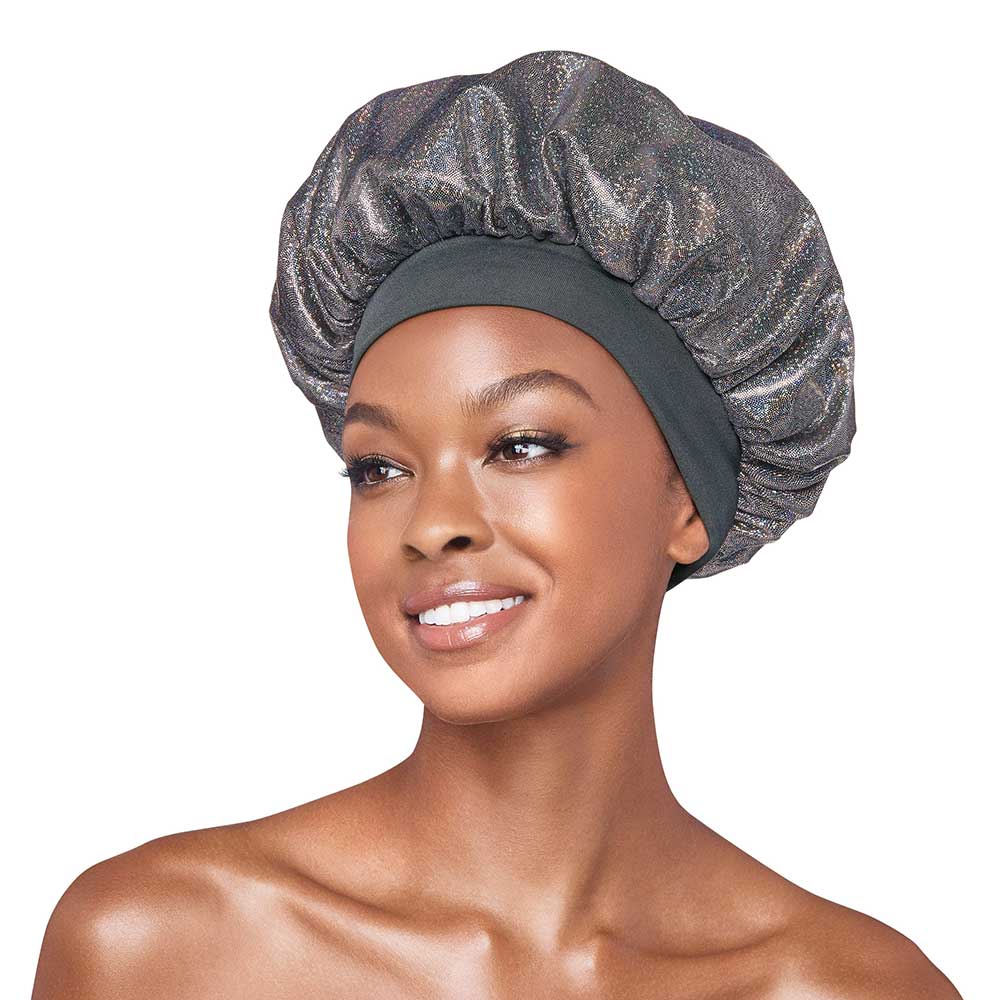 Red by Kiss Super X - Large Glitter Bonnet โ Shine While You Protect Your Style (One Size) - Beauty Exchange Beauty Supply