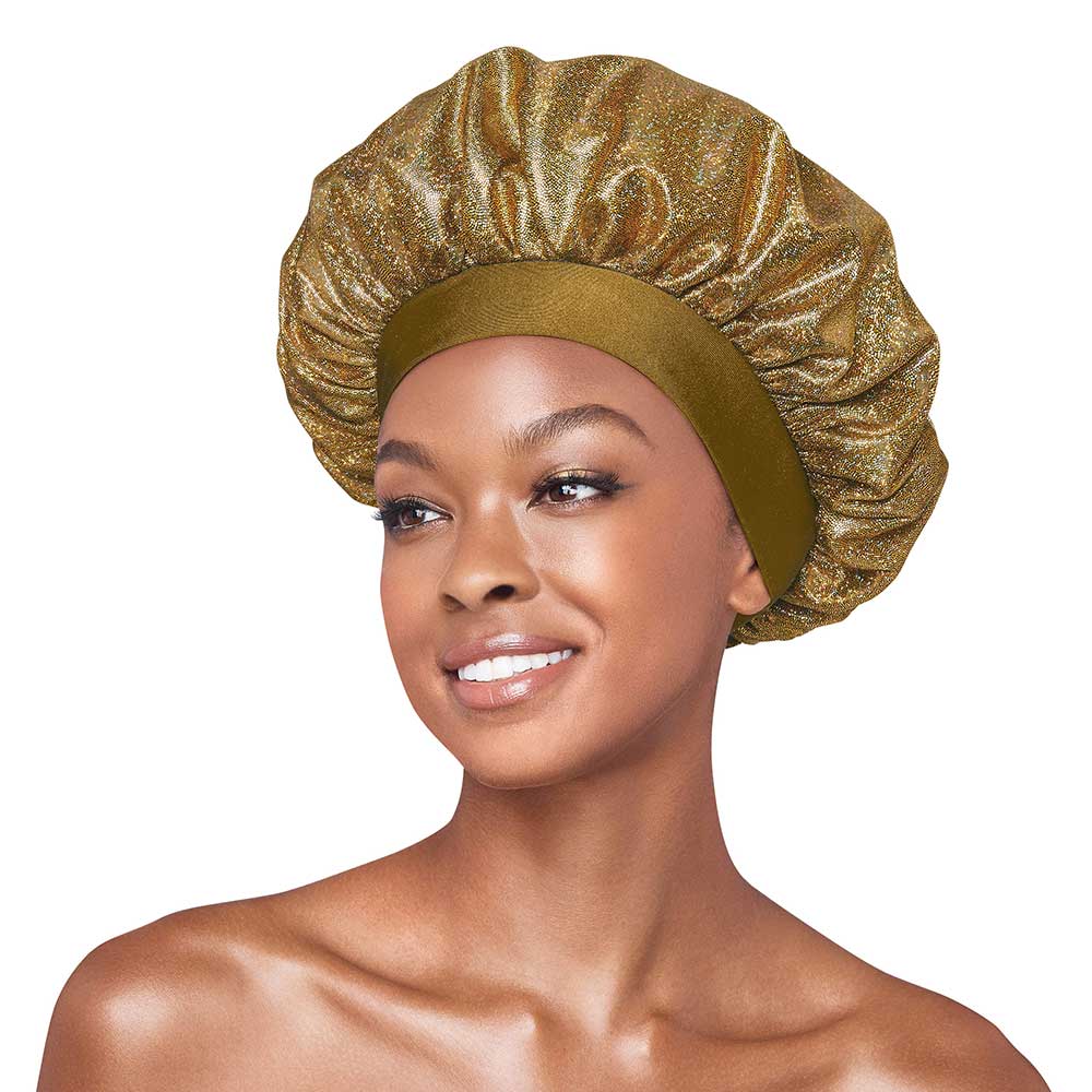 Red by Kiss Super X - Large Glitter Bonnet โ Shine While You Protect Your Style (One Size) - Beauty Exchange Beauty Supply