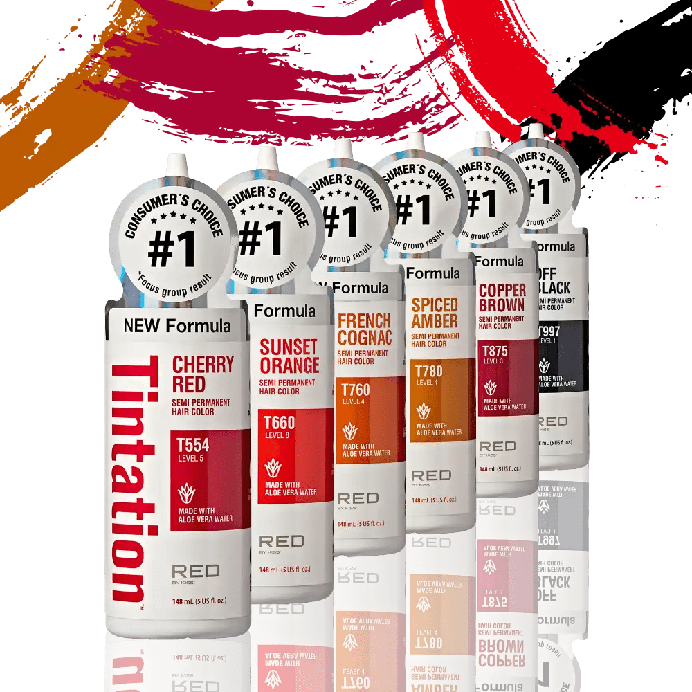 Red by Kiss – Tintation Semi - Permanent Hair Color - Beauty Exchange Beauty Supply