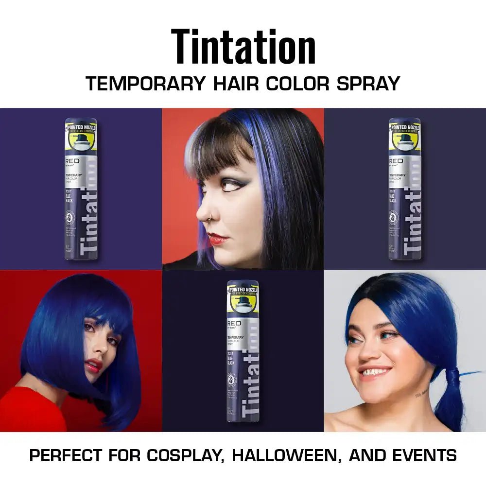 Red by Kiss Tintation Temporary Hair Color Spray – Vibrant Collection - Beauty Exchange Beauty Supply