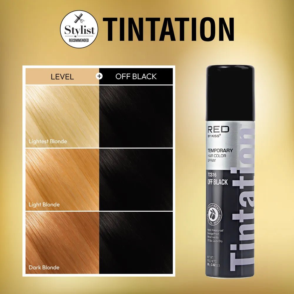 Red by Kiss Tintation Temporary Hair Color Spray – Vibrant Collection - Beauty Exchange Beauty Supply
