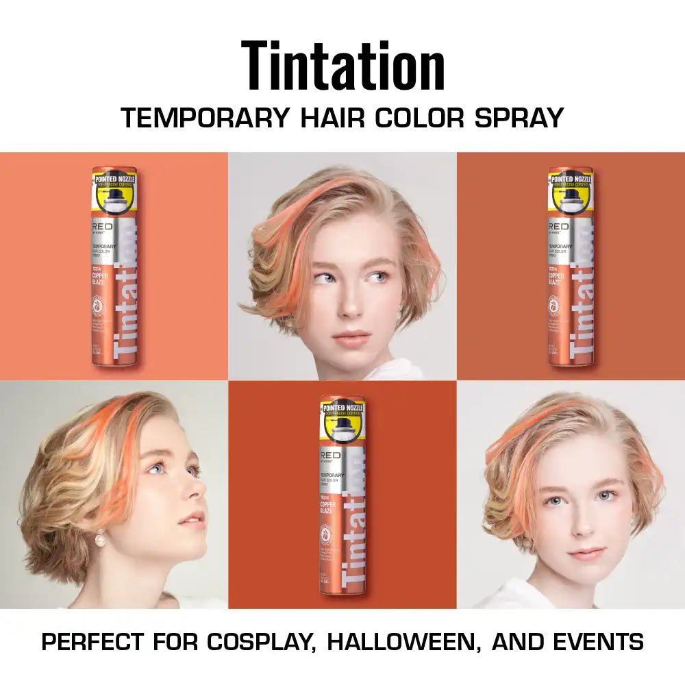 Red by Kiss Tintation Temporary Hair Color Spray – Vibrant Collection - Beauty Exchange Beauty Supply