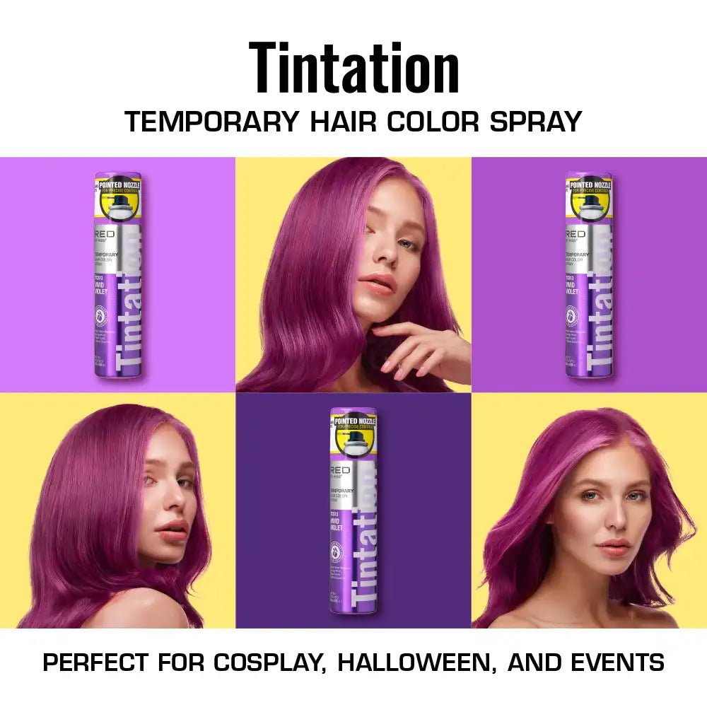 Red by Kiss Tintation Temporary Hair Color Spray – Vibrant Collection - Beauty Exchange Beauty Supply