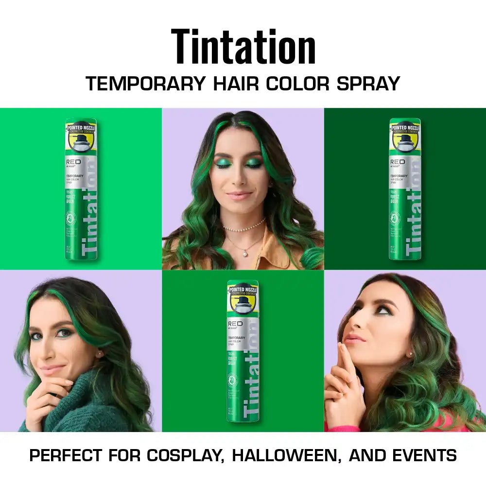 Red by Kiss Tintation Temporary Hair Color Spray – Vibrant Collection - Beauty Exchange Beauty Supply