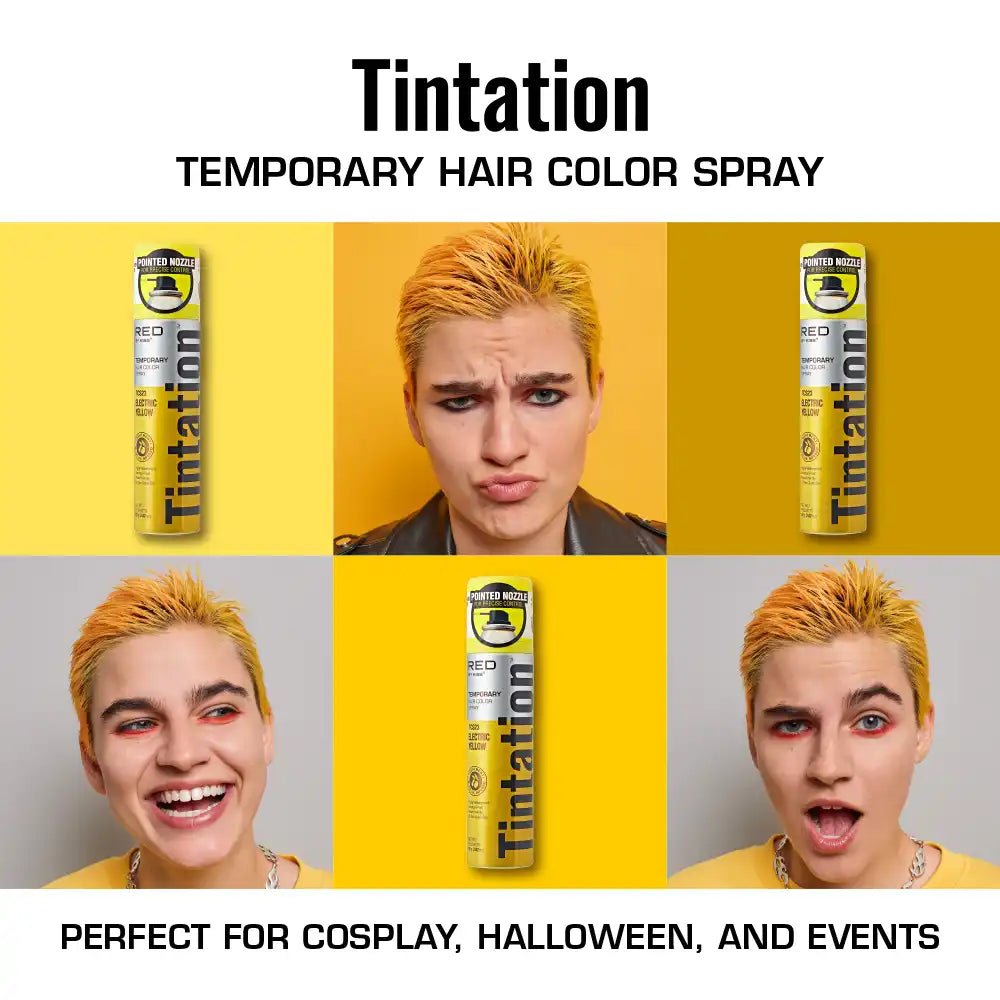 Red by Kiss Tintation Temporary Hair Color Spray – Vibrant Collection - Beauty Exchange Beauty Supply