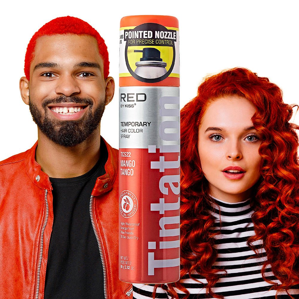 Red by Kiss Tintation Temporary Hair Color Spray – Vibrant Collection - Beauty Exchange Beauty Supply