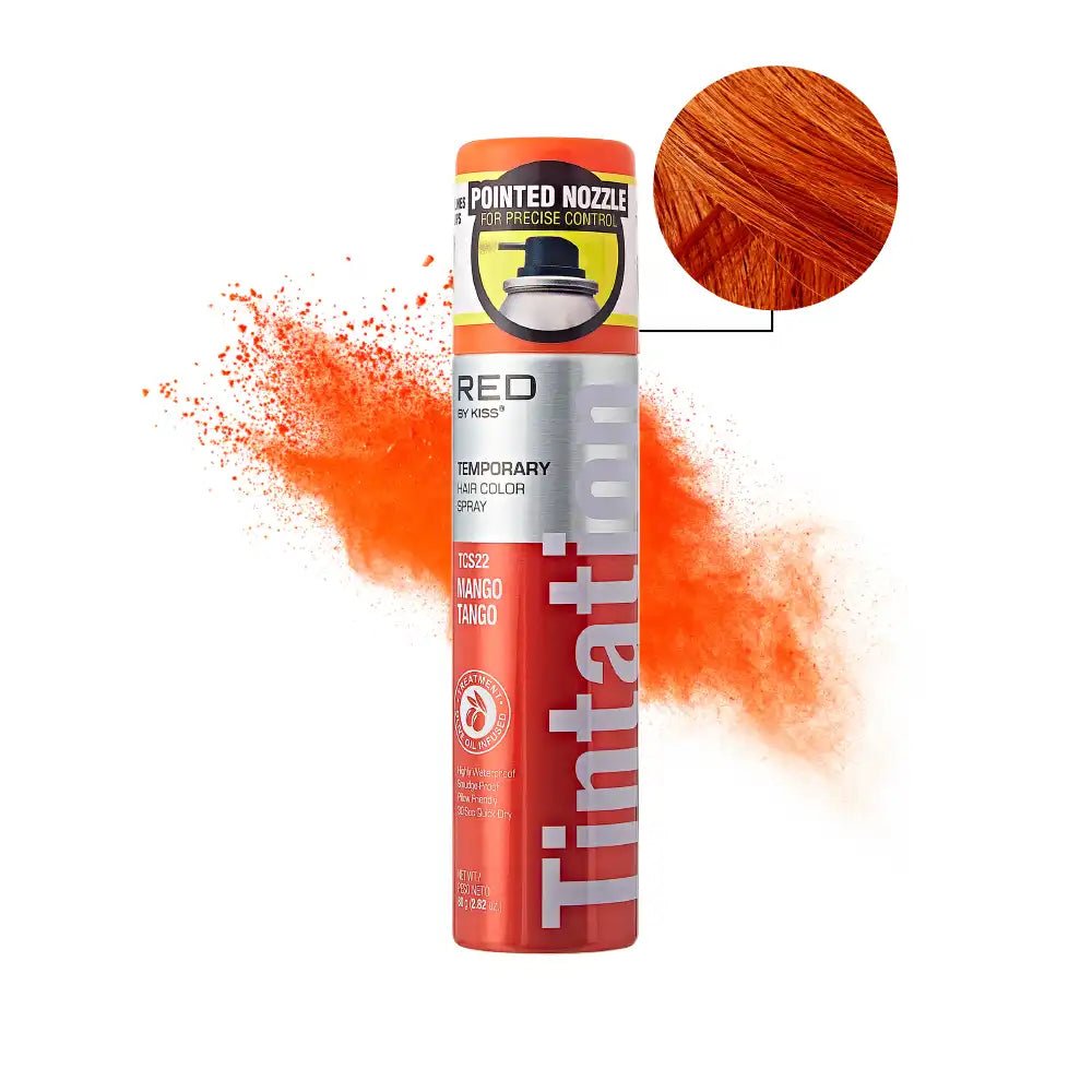 Red by Kiss Tintation Temporary Hair Color Spray – Vibrant Collection - Beauty Exchange Beauty Supply