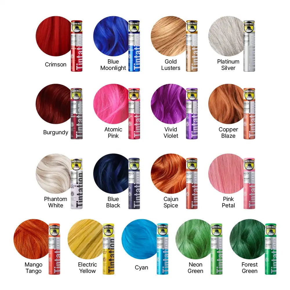 Red by Kiss Tintation Temporary Hair Color Spray – Vibrant Collection - Beauty Exchange Beauty Supply