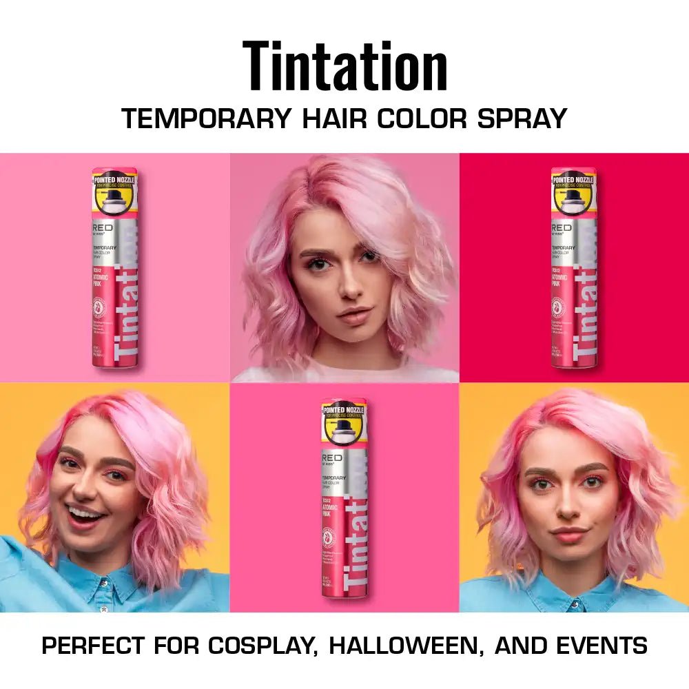 Red by Kiss Tintation Temporary Hair Color Spray – Vibrant Collection - Beauty Exchange Beauty Supply