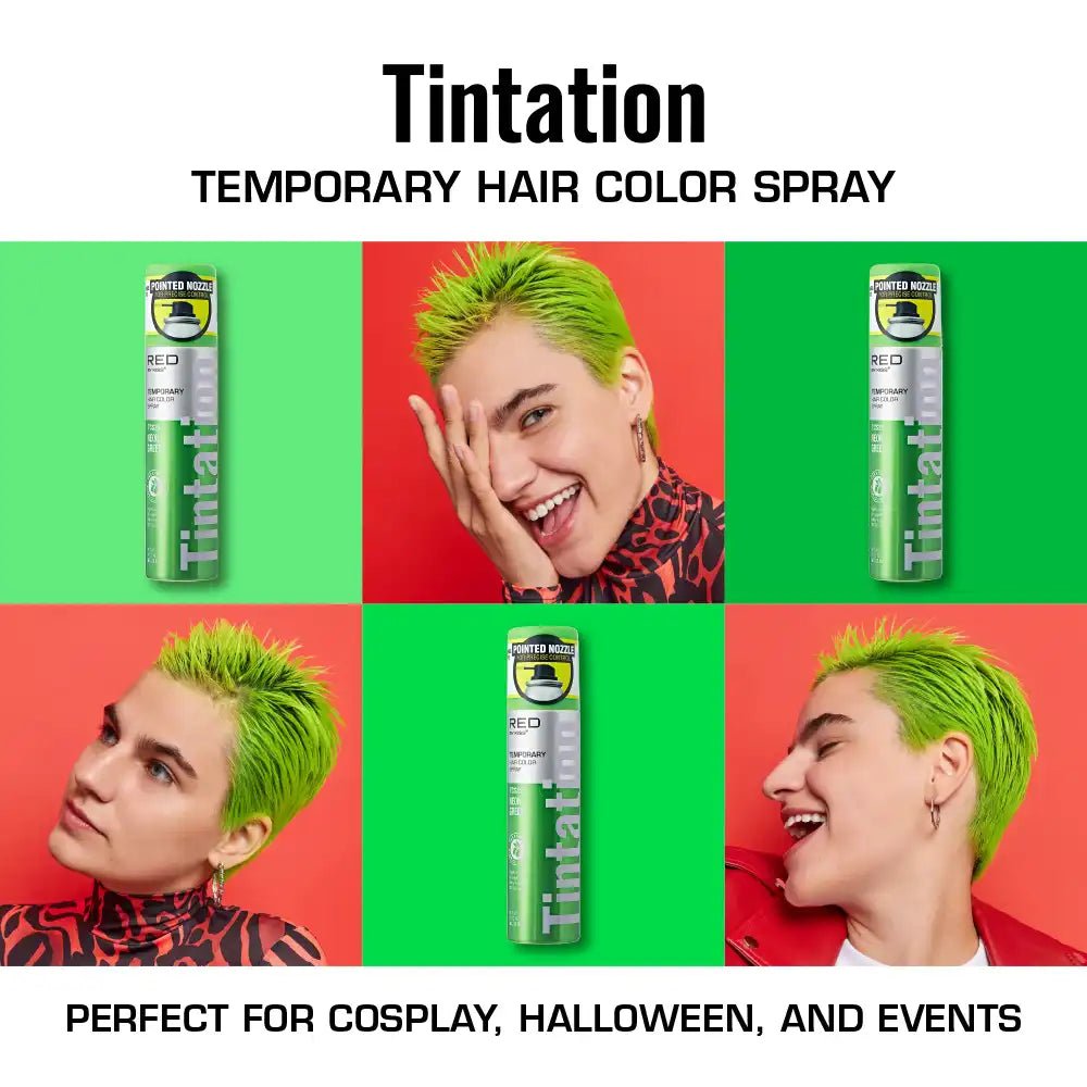 Red by Kiss Tintation Temporary Hair Color Spray – Vibrant Collection - Beauty Exchange Beauty Supply