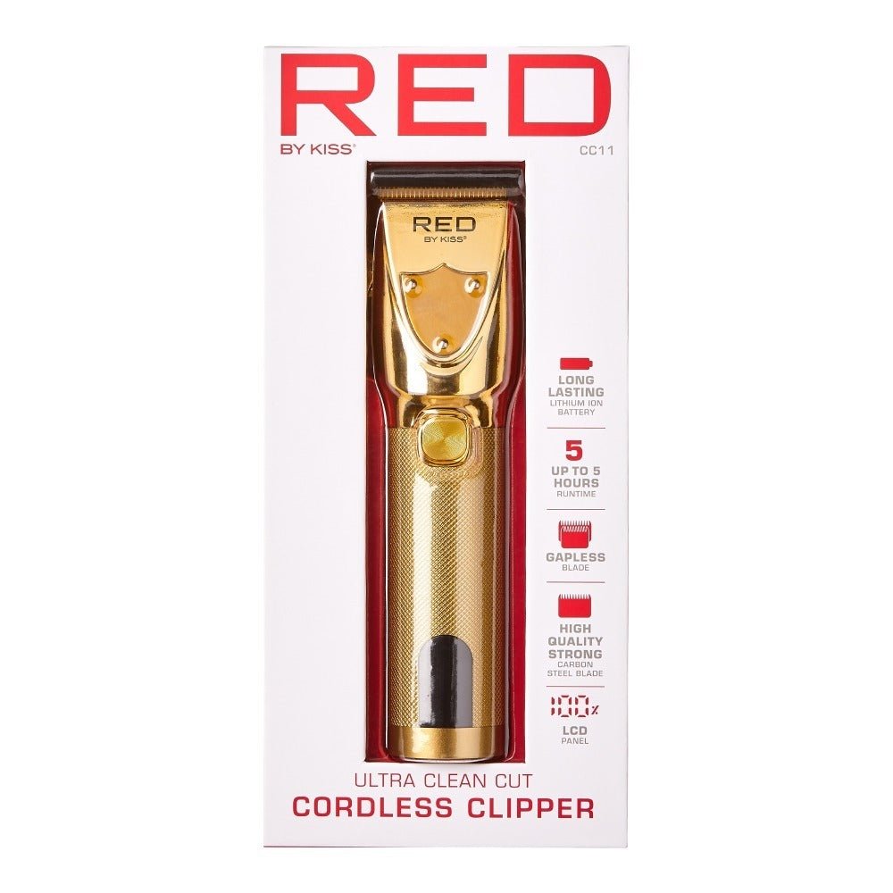 Red by Kiss Ultra Clean Cut Cordless Hair Clipper - Beauty Exchange Beauty Supply