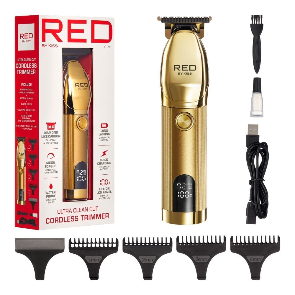 Red by Kiss Ultra Clean Cut Cordless Trimmer - Beauty Exchange Beauty Supply