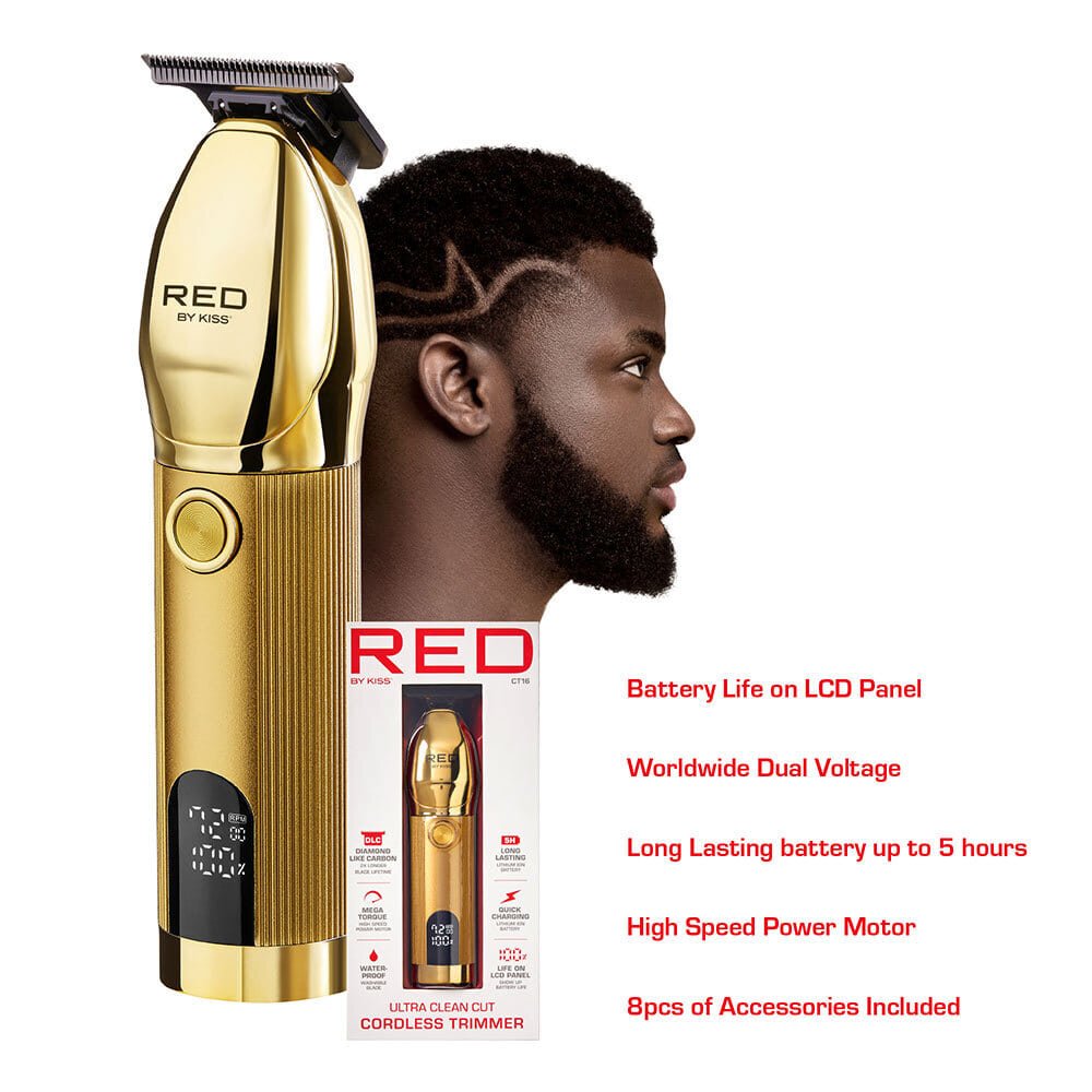 Red by Kiss Ultra Clean Cut Cordless Trimmer - Beauty Exchange Beauty Supply