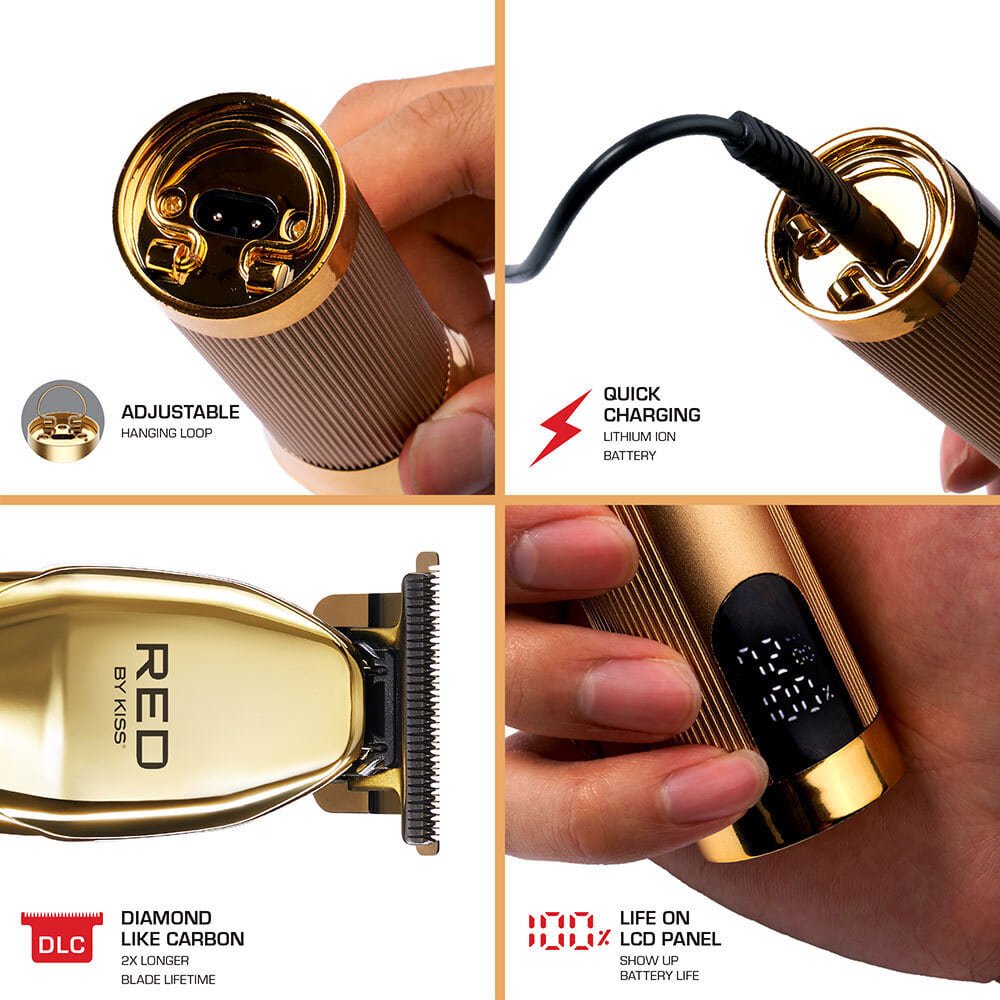 Red by Kiss Ultra Clean Cut Cordless Trimmer - Beauty Exchange Beauty Supply