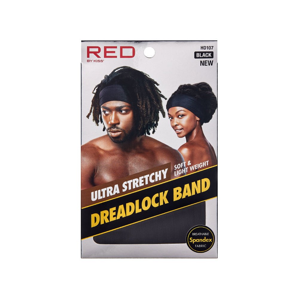 Red by Kiss Ultra Stretchy Dreadlock Band – Strong Hold Without Tension | HD107–HD108 (Black & Assorted) - Beauty Exchange Beauty Supply