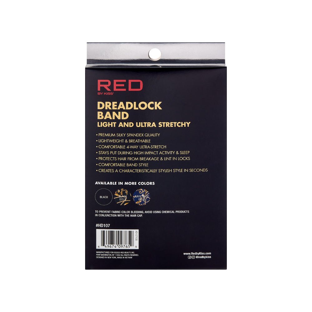 Red by Kiss Ultra Stretchy Dreadlock Band – Strong Hold Without Tension | HD107–HD108 (Black & Assorted) - Beauty Exchange Beauty Supply