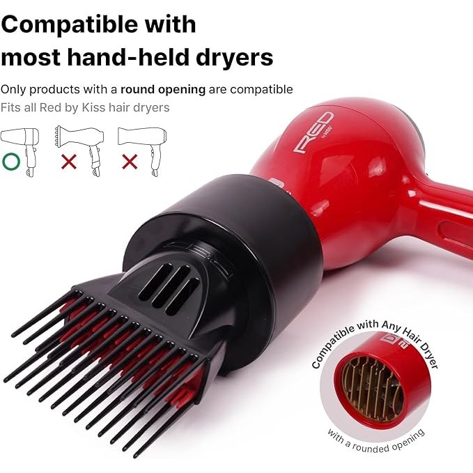 Red by Kiss Universal Blow Dryer Pik Attachment - Beauty Exchange Beauty Supply