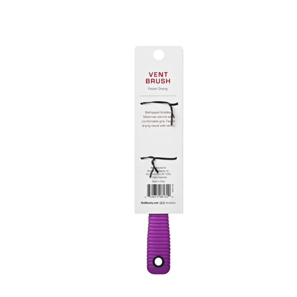 Red by Kiss Vent Brush HH207 – Fast Drying, Gentle Detangling & Easy Styling | Size: Full - Length Vent Design - Beauty Exchange Beauty Supply
