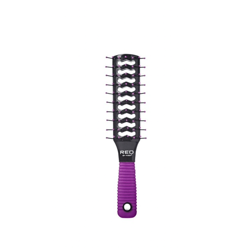 Red by Kiss Vent Brush HH207 – Fast Drying, Gentle Detangling & Easy Styling | Size: Full - Length Vent Design - Beauty Exchange Beauty Supply