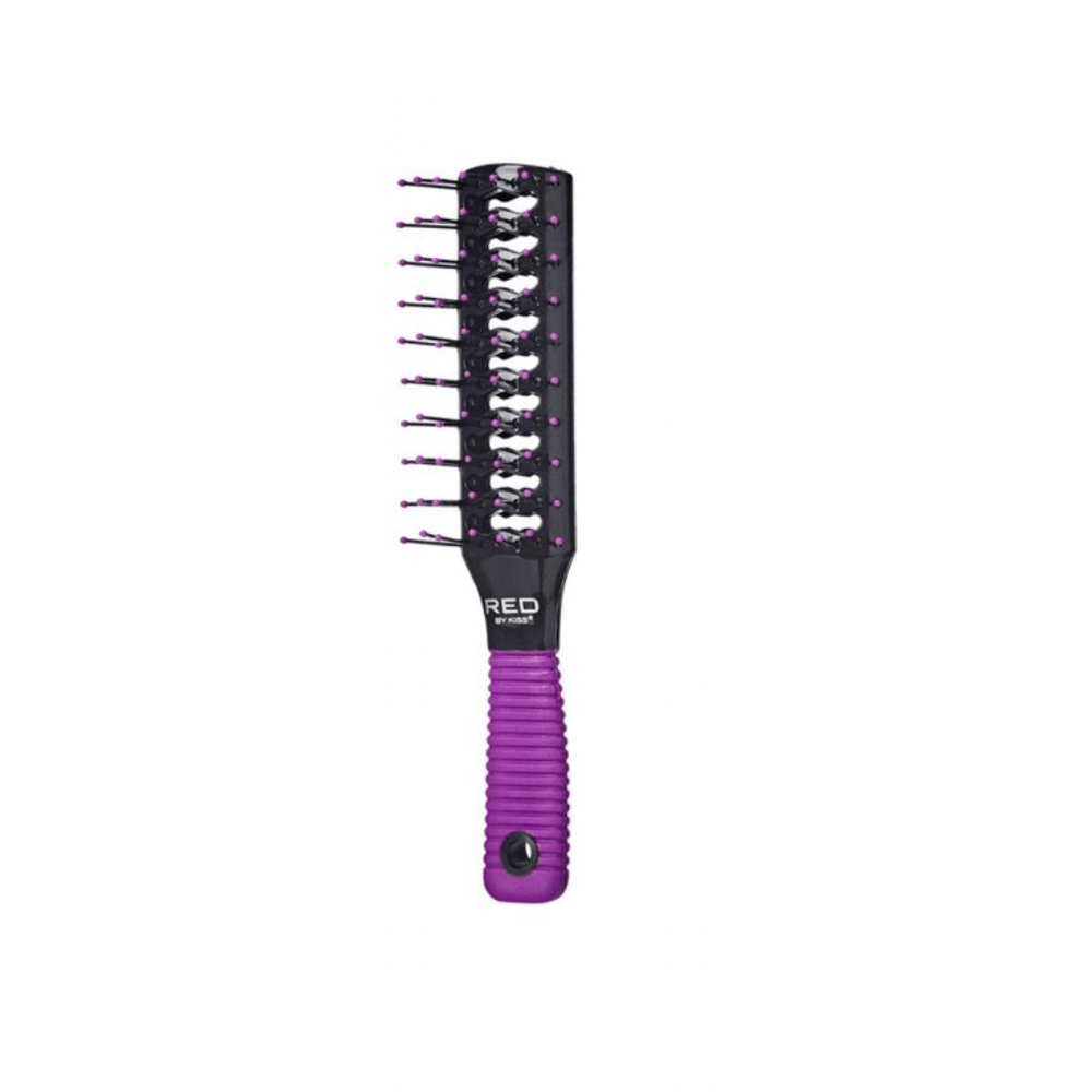 Red by Kiss Vent Brush HH207 – Fast Drying, Gentle Detangling & Easy Styling | Size: Full - Length Vent Design - Beauty Exchange Beauty Supply