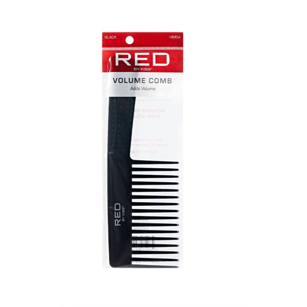 Red by Kiss Volume Comb – Black, Adds Lift & Body to Hair with Ease | HM54 | Ideal for Natural Hair, Wigs & Styling Volume - Beauty Exchange Beauty Supply