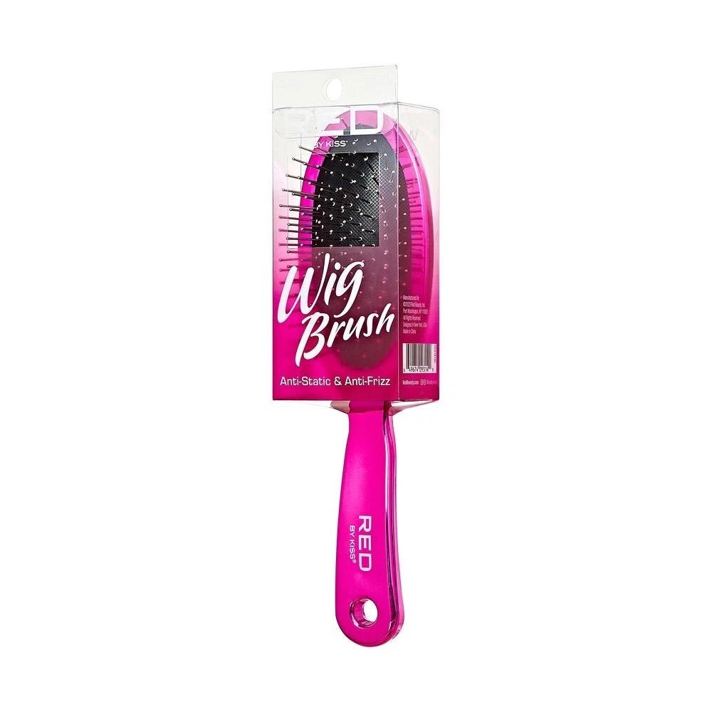 Red by Kiss Wig Brush HH216 – Effortless Detangling & Smooth Styling for Wigs | Size: Standard Brush - Beauty Exchange Beauty Supply