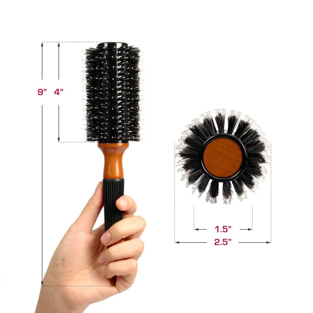 Red by Kiss Wooden Round Blowout Brush - Beauty Exchange Beauty Supply