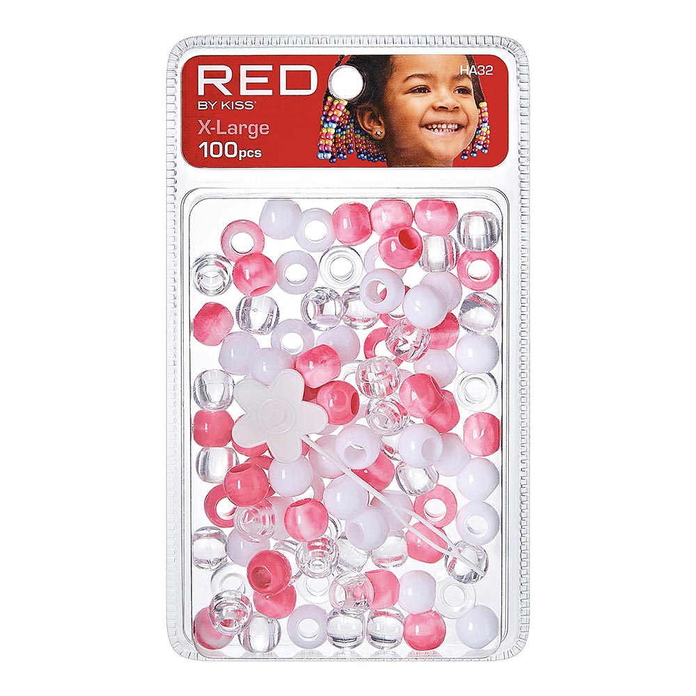Red by Kiss X - Large Hair Beads 100pcs - Beauty Exchange Beauty Supply