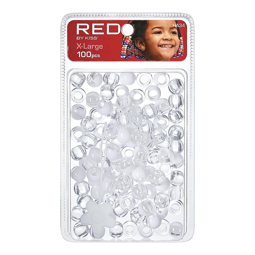 Red by Kiss X - Large Hair Beads 100pcs - Beauty Exchange Beauty Supply