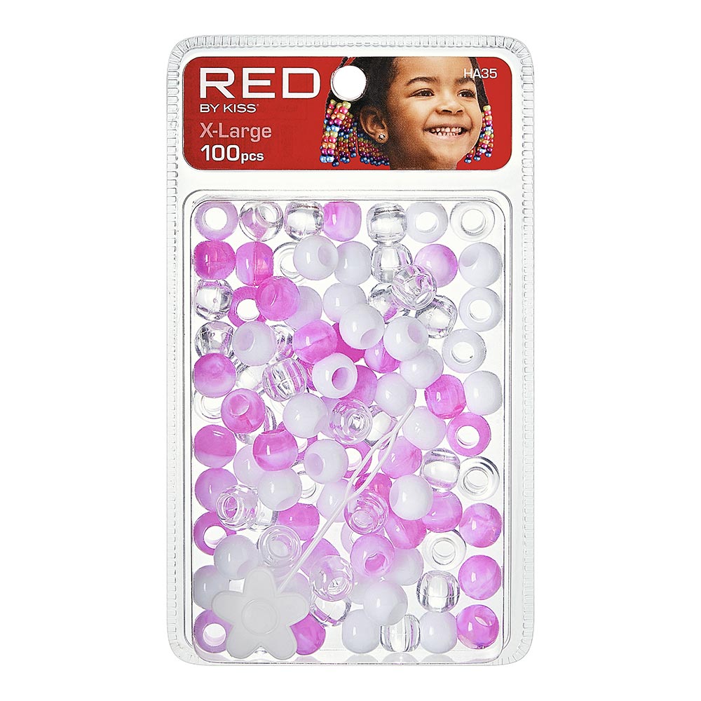 Red by Kiss X - Large Hair Beads 100pcs - Beauty Exchange Beauty Supply