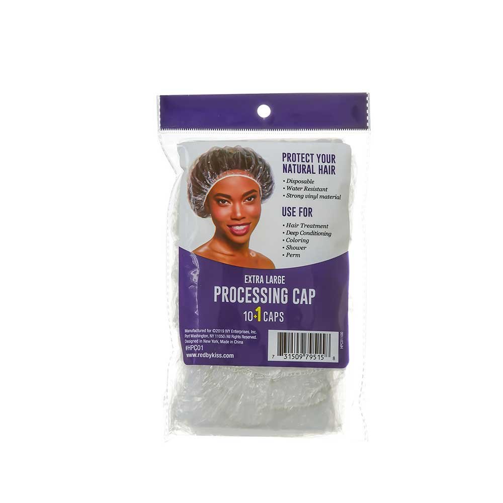 Red by Kiss XL Processing Caps – 10 Pack | Extra - Large, Disposable, Multi - Use Protection - Beauty Exchange Beauty Supply
