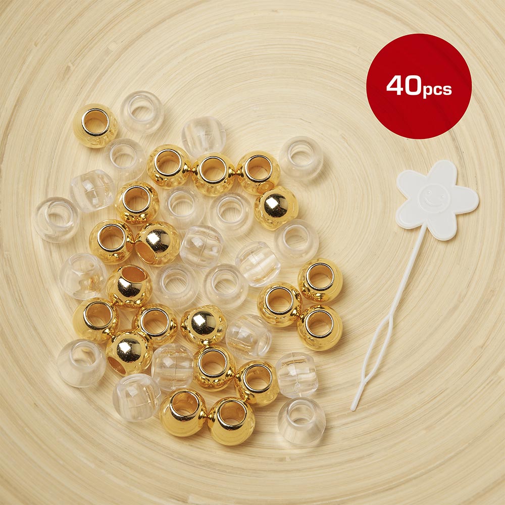 Red by Kiss XX - Large Hair Beads 40pcs - Beauty Exchange Beauty Supply