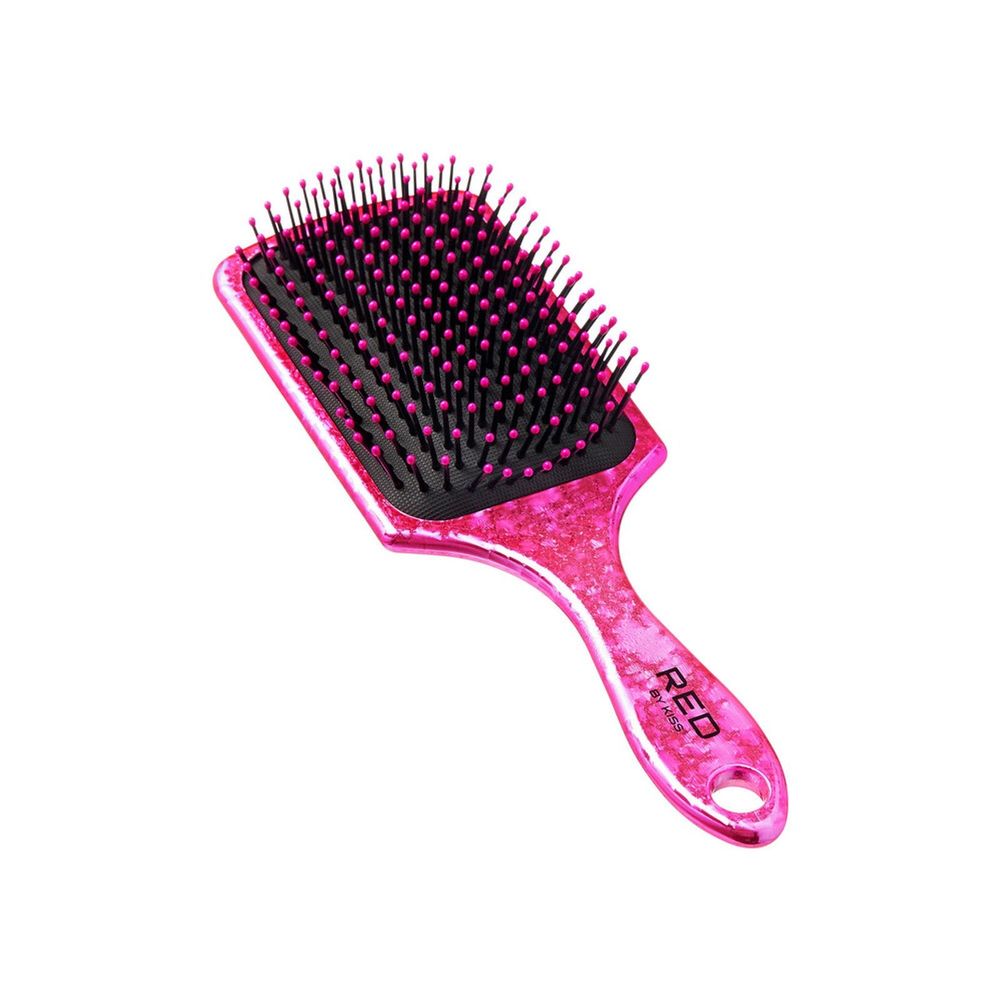 Red Crushed Jewel Hair Brush – Oval & Square HH243–HH246 - Beauty Exchange Beauty Supply