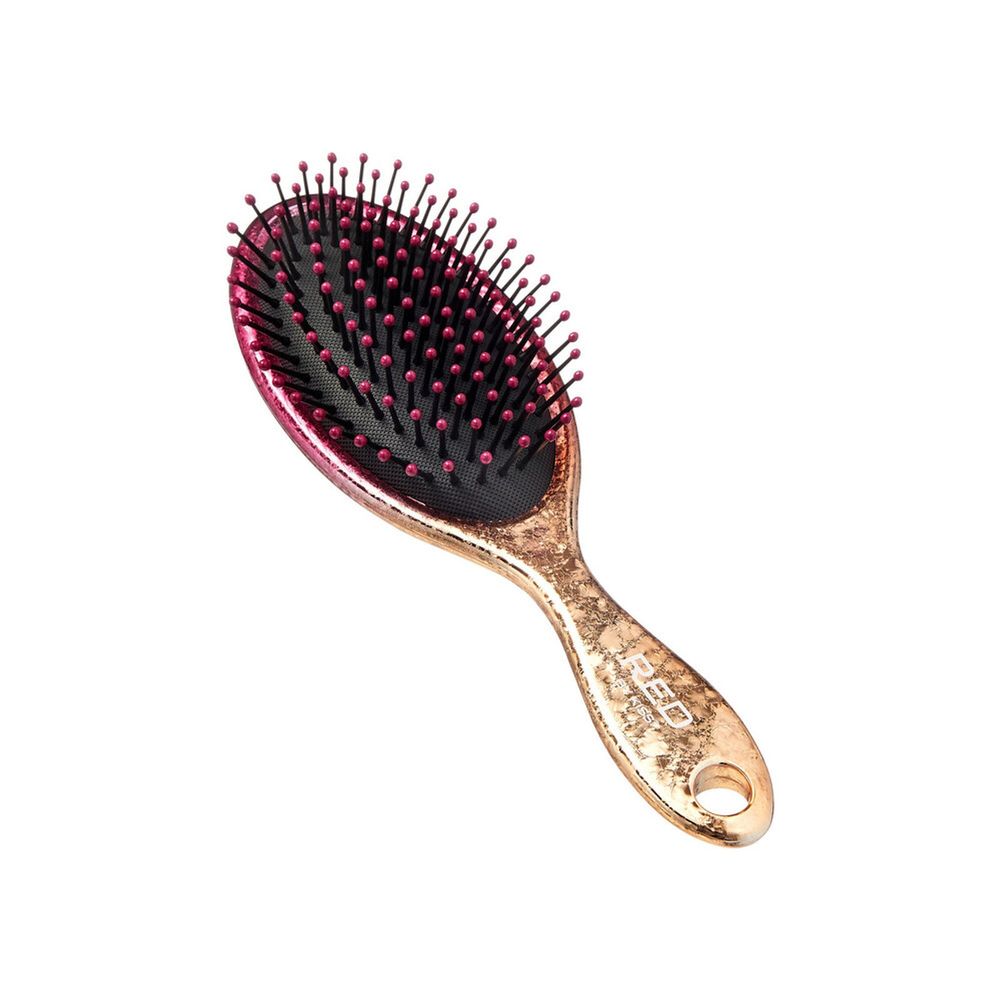 Red Crushed Jewel Hair Brush – Oval & Square HH243–HH246 - Beauty Exchange Beauty Supply