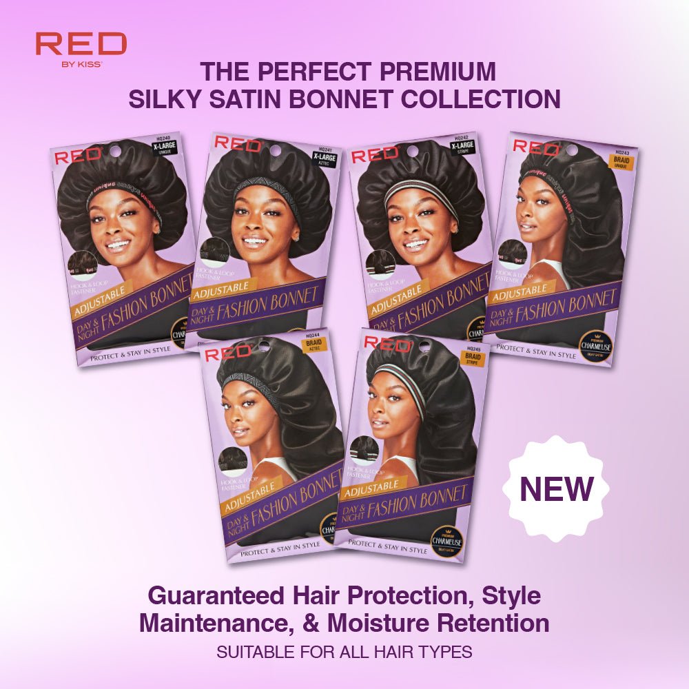 RED Day & Night Fashion Bonnet – XL & Braid HQ240–HQ245 - Beauty Exchange Beauty Supply