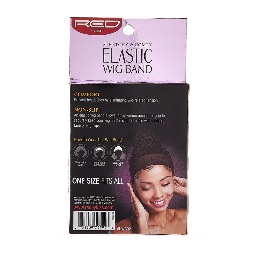 Red Elastic Wig Band Black - Beauty Exchange Beauty Supply