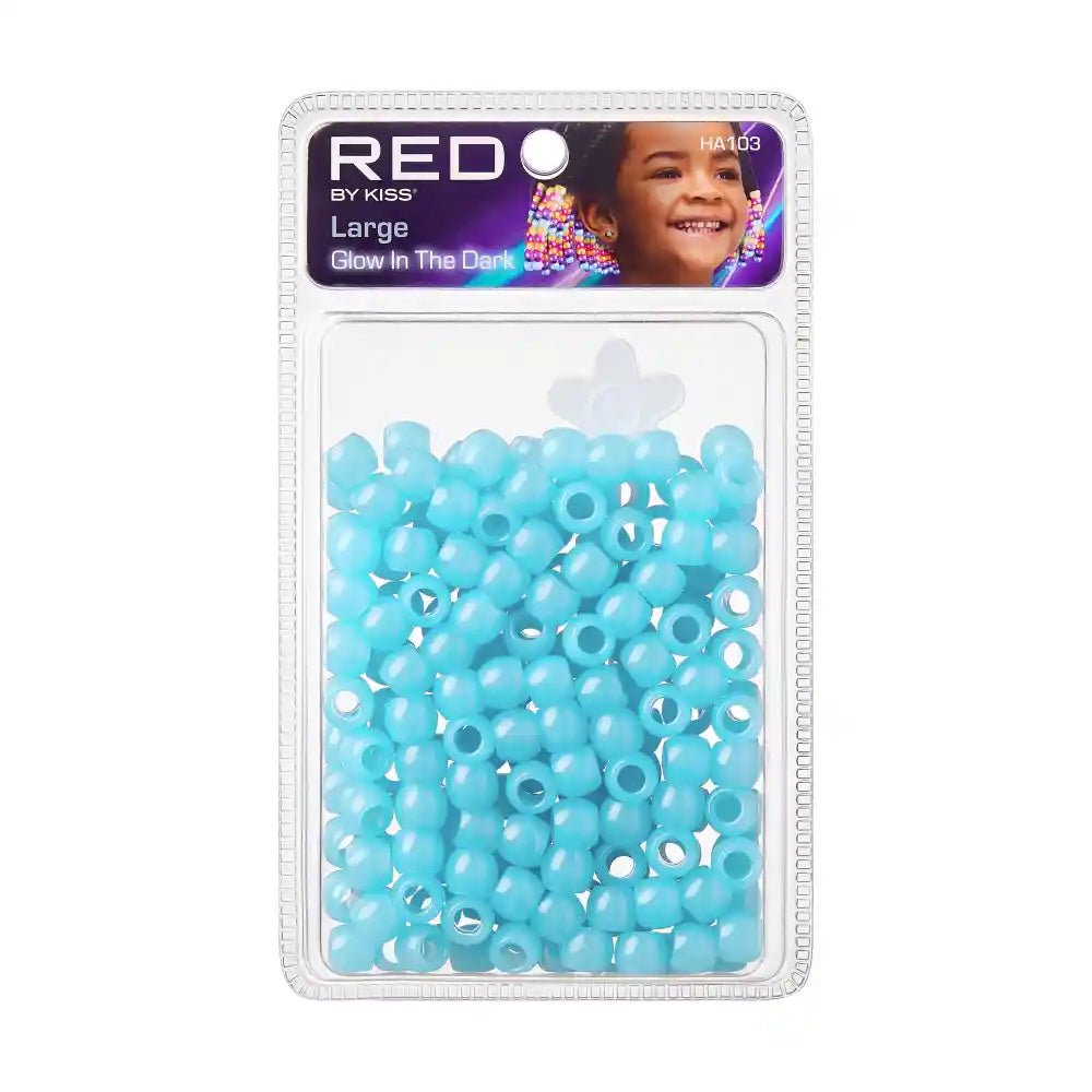 RED GID Beads – Glow - in - the - Dark Styling Beads | Pink, White, Blue - Beauty Exchange Beauty Supply