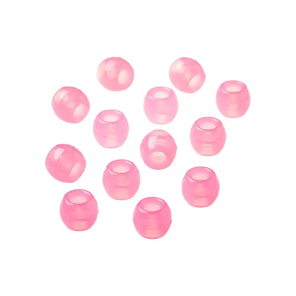 RED GID Beads – Glow - in - the - Dark Styling Beads | Pink, White, Blue - Beauty Exchange Beauty Supply