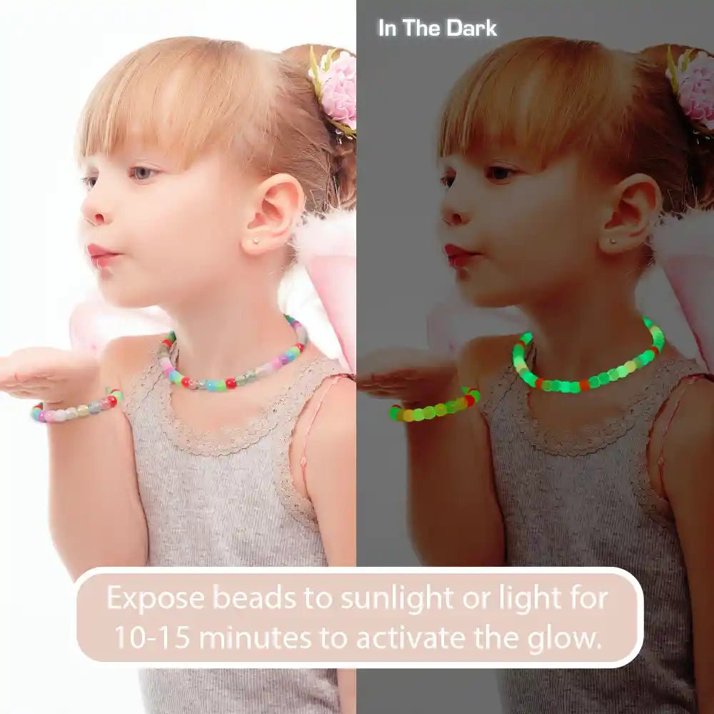 RED GID Beads – Glow - in - the - Dark Styling Beads | Pink, White, Blue - Beauty Exchange Beauty Supply