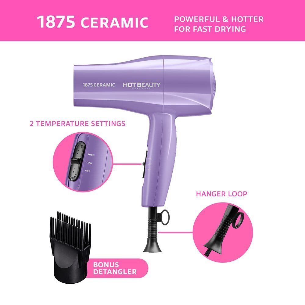 Red Hot Beauty Powerful Ceramic Styling Dryer - Beauty Exchange Beauty Supply