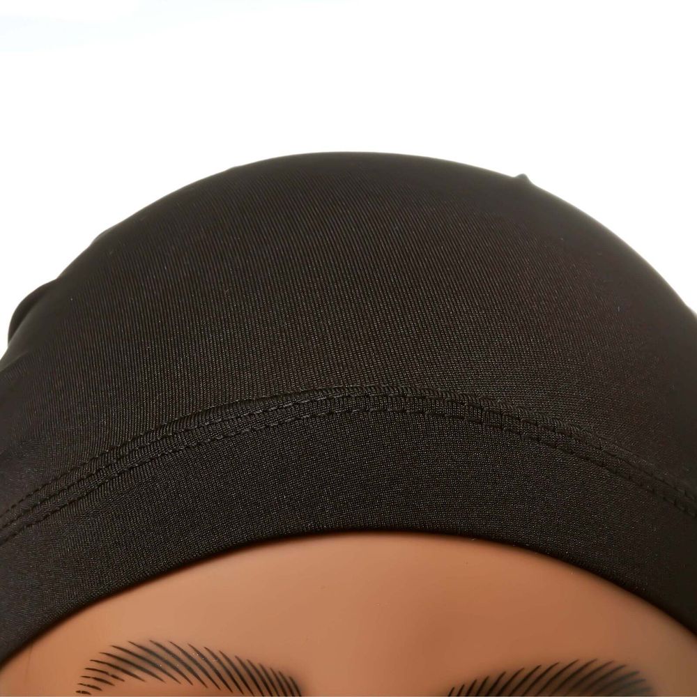 Red Jumbo Spandex Dreadlock Cap Black HDR01 - Beauty Exchange Beauty Supply