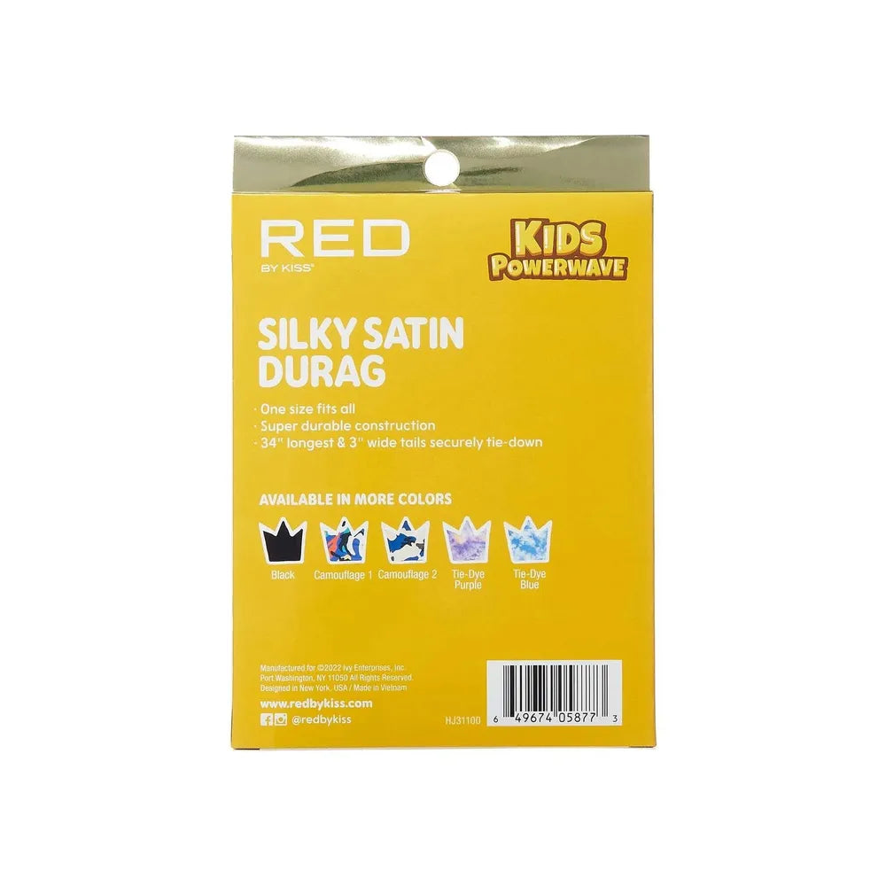 RED Kids Powerwave Durag โ Tie - Dye - Beauty Exchange Beauty Supply