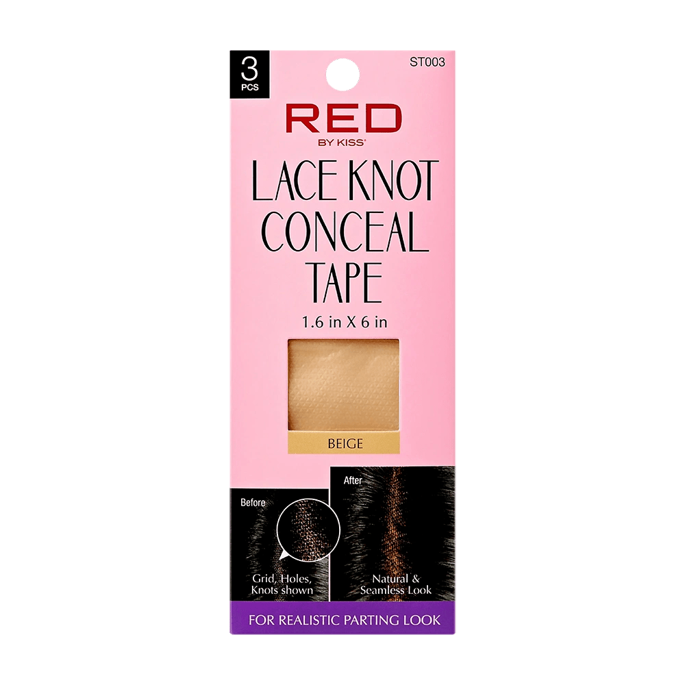 Red Lace Knot Conceal Tape – 3pcs Pack for Wig Lace Blending - Beauty Exchange Beauty Supply