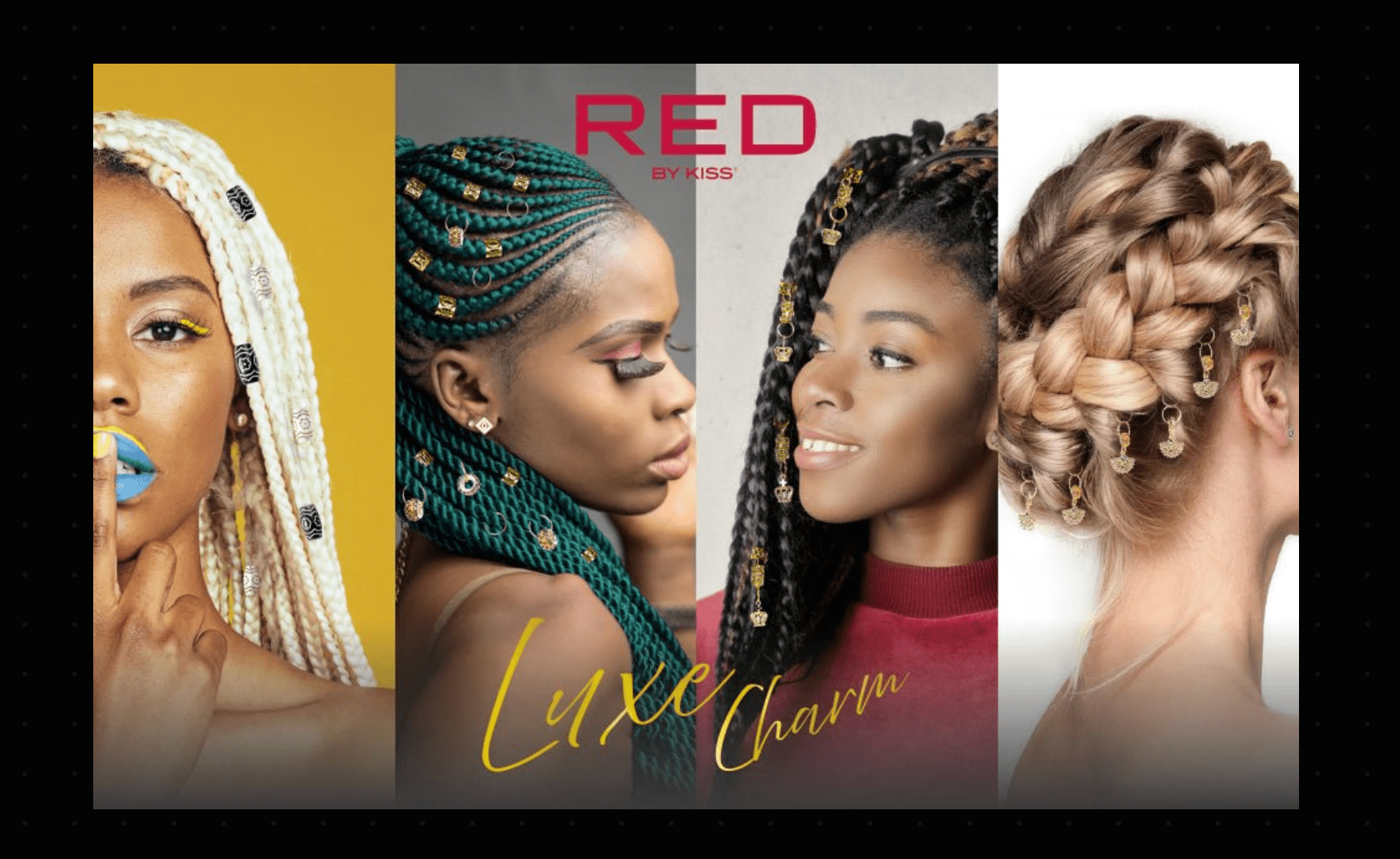 RED Luxury Hair Braid Charm – Assorted Styles HZ85–HZ95 - Beauty Exchange Beauty Supply