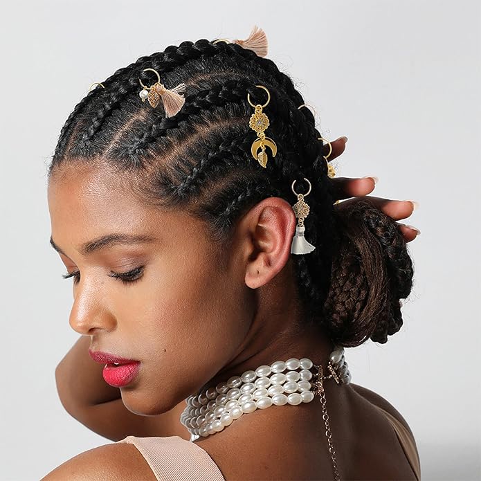 RED Luxury Hair Braid Charm – Assorted Styles HZ85–HZ95 - Beauty Exchange Beauty Supply