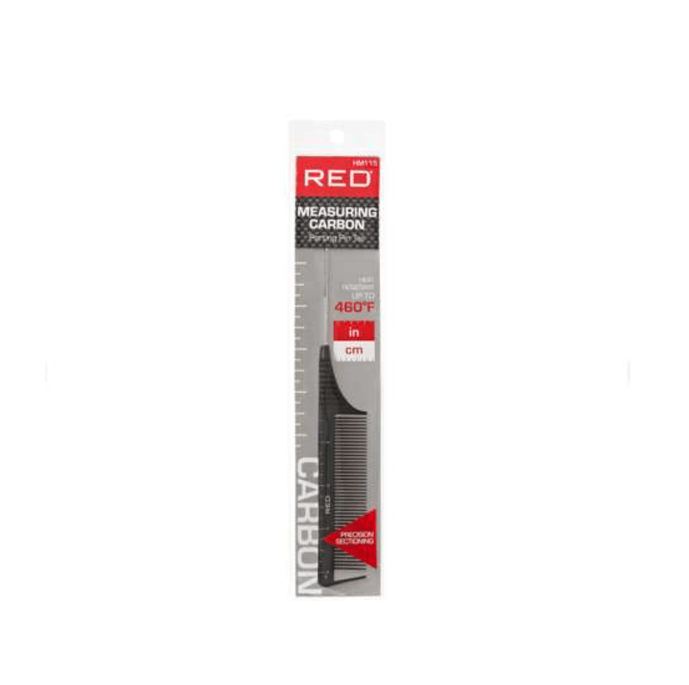 Red Measuring Precision Sectioning Comb - Beauty Exchange Beauty Supply