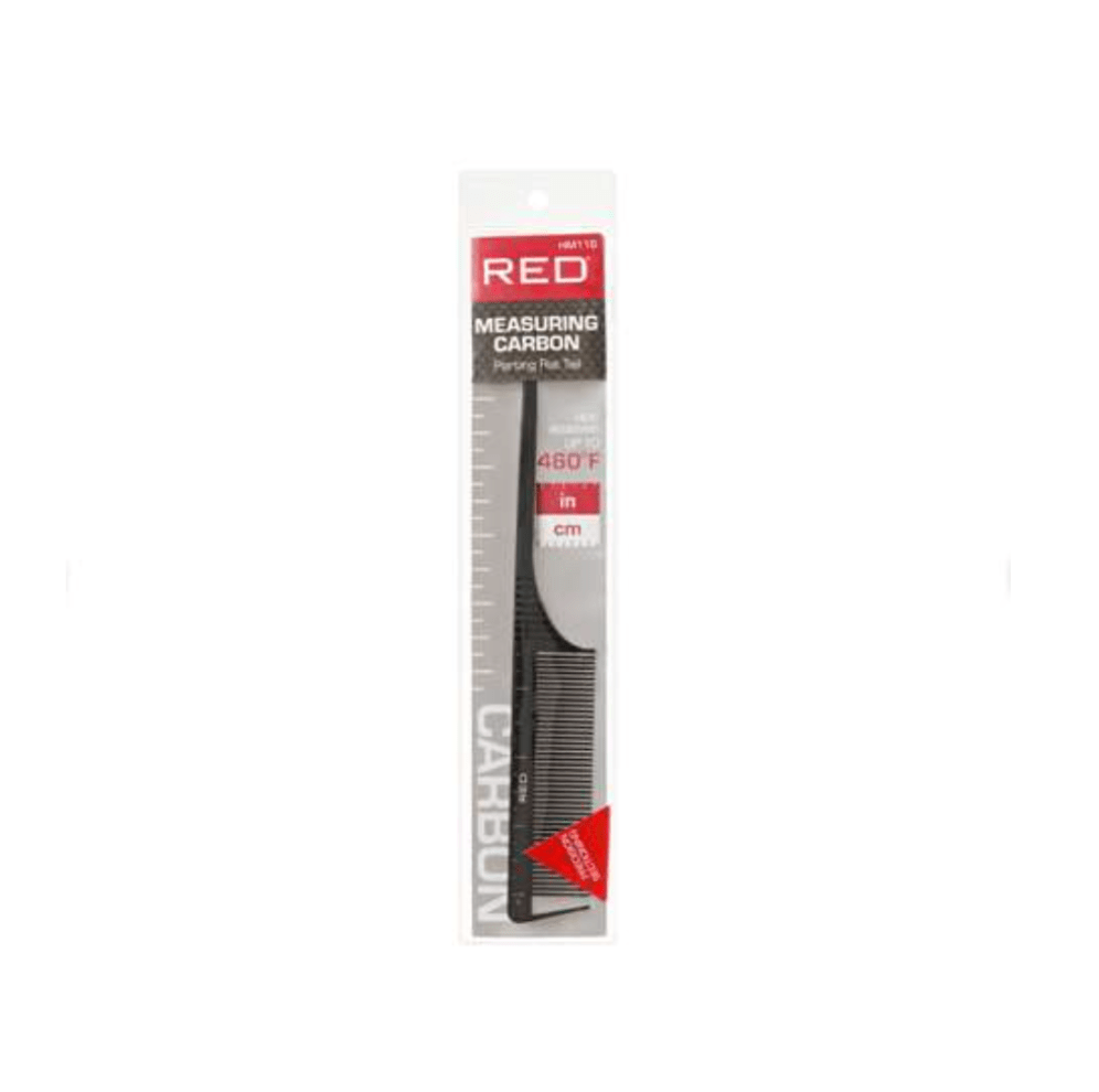 Red Measuring Precision Sectioning Comb - Beauty Exchange Beauty Supply