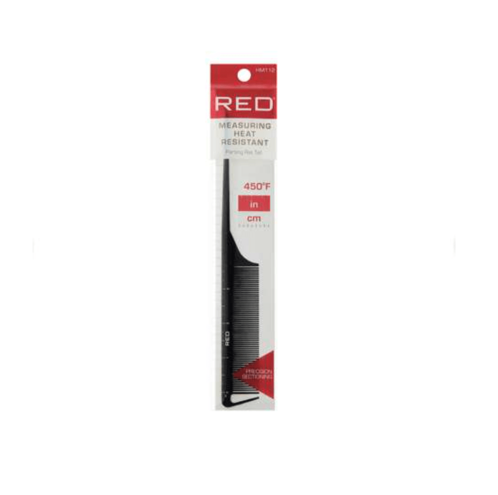 Red Measuring Precision Sectioning Comb - Beauty Exchange Beauty Supply